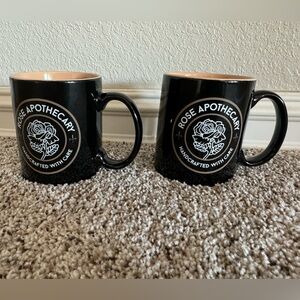 Rose apothecary mugs (set of 2)